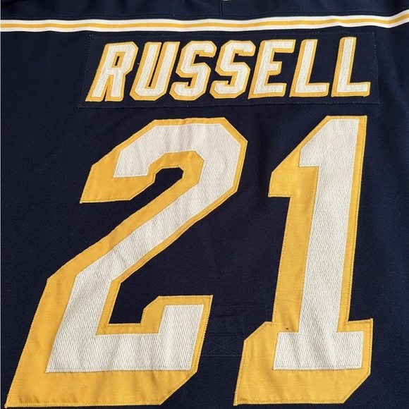 Authentic Vintage SP AHL Norfolk Admirals Bobby Russell Pro Hockey Jersey. - Picture 3 of 9
